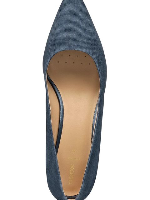 Geox szpilki D GISELDA kolor niebieski na słupku D36VCA 000MA C4067