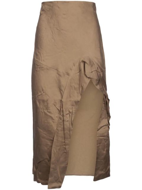 Yuzefi ruffle-detail skirt - Brown - zdjęcie produktu nr 1