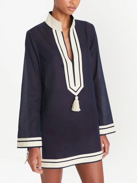 Tory Burch Tory cotton tunic - Blue