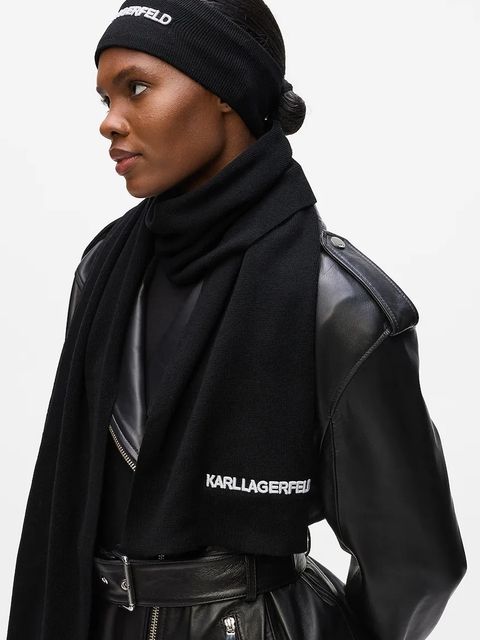 Karl Lagerfeld szalik K/ESSENTIAL - zdjęcie produktu nr 2