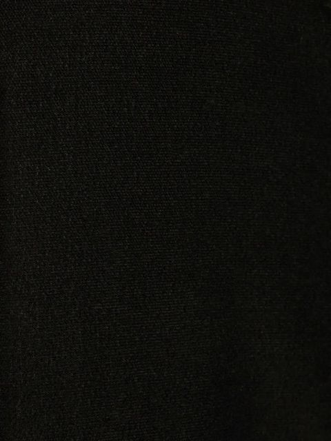 ETRO velvet straight-leg trousers - Black