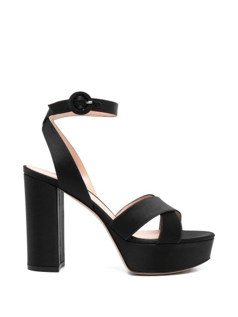 Gianvito Rossi Sabrina platform strappy sandals - Black - zdjęcie produktu nr 1