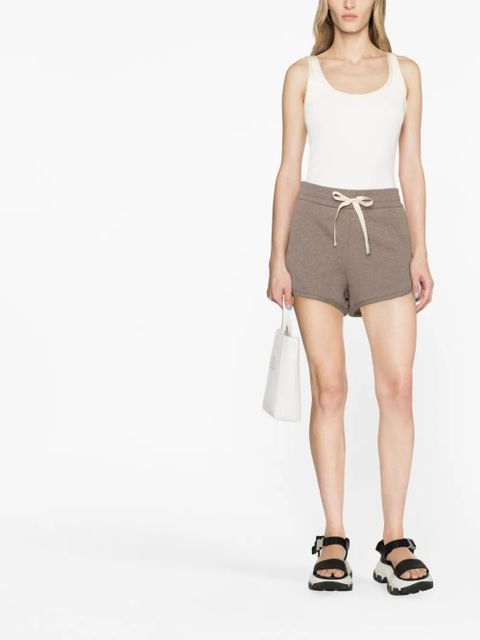 Jil Sander drawstring cotton shorts - Brown - zdjęcie produktu nr 2