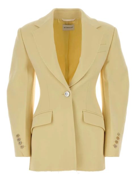 Givenchy balloon-sleeve notched blazer - Yellow - zdjęcie produktu nr 1