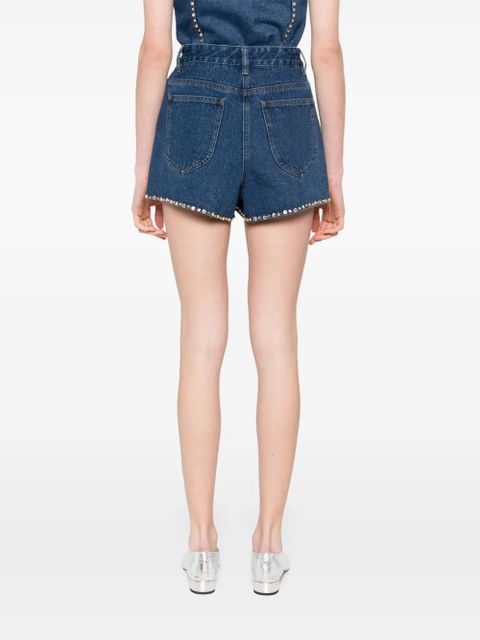 SANDRO rhinestone-embellished shorts - Blue - zdjęcie produktu nr 2