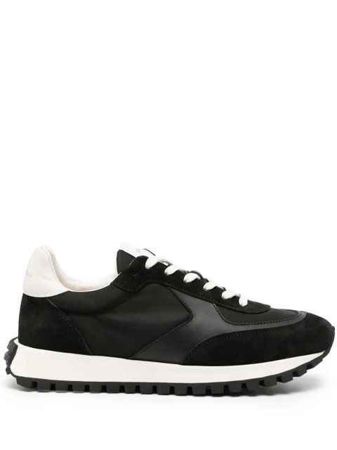 Gianvito Rossi Gravel suede-trim sneakers - Black - zdjęcie produktu nr 1