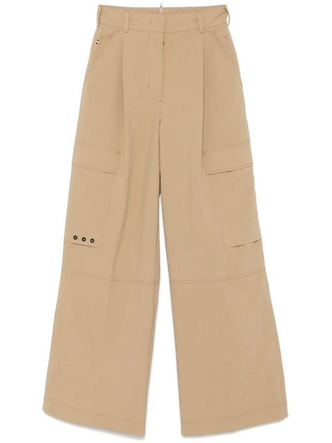 Moncler Grenoble pleat-detail trousers - Neutrals - zdjęcie produktu nr 1