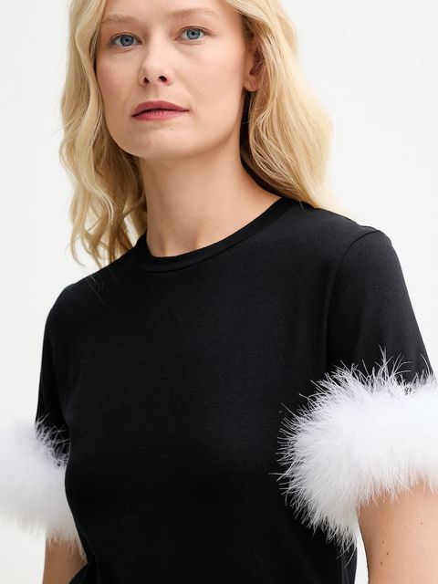 The Sleeper t-shirt damski kolor czarny SLTS08P002F