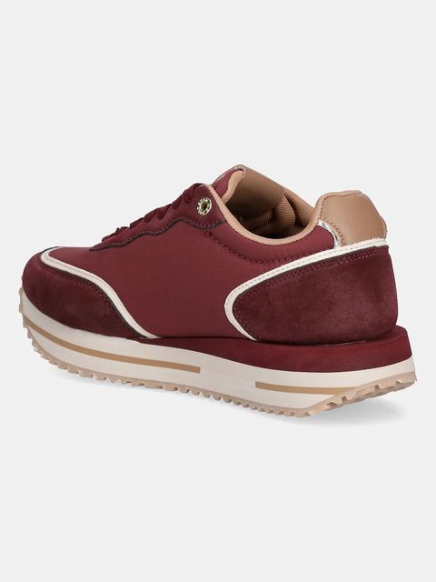 U.S. Polo Assn. sneakersy SACHA009E damskie kolor bordowy SACHA009W/ENH3