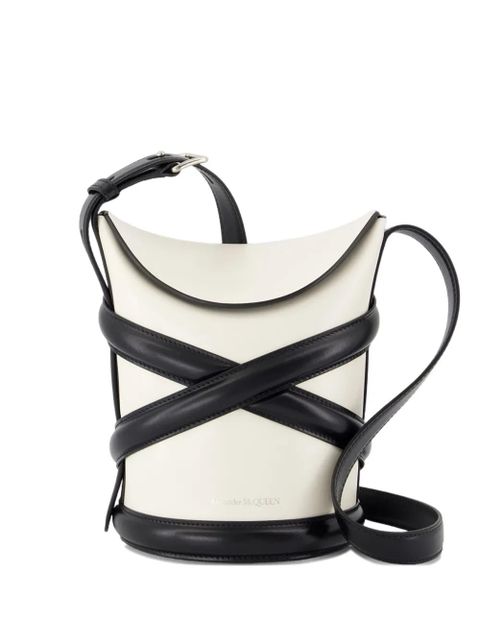 Alexander McQueen The Curve bucket bag - Neutrals - zdjęcie produktu nr 1