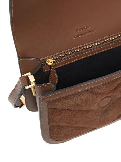 PINKO quilted mini bag - Brown