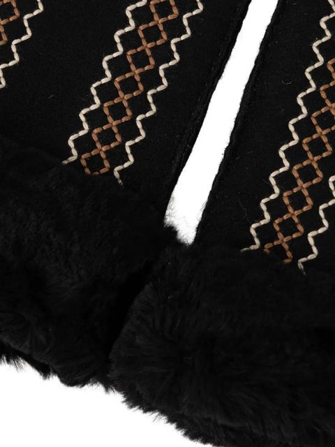 UGG Atherson embroidered gloves - Black - zdjęcie produktu nr 2