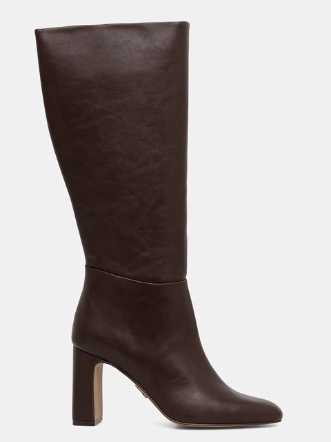 Steve Madden kozaki Speedway damskie kolor brązowy na słupku 11003284 - zdjęcie produktu nr 2