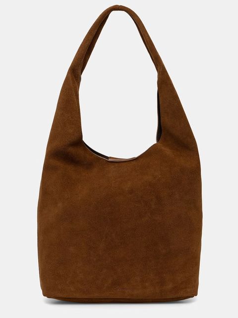 Calvin Klein torebka shopper damska zamszowa - zdjęcie produktu nr 1