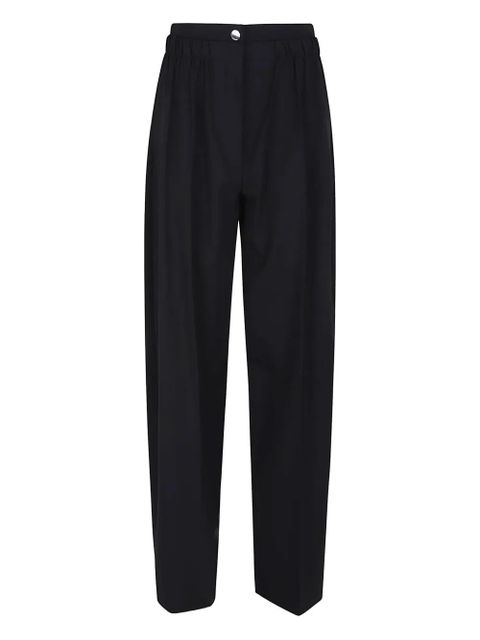 Max Mara elastic-waist trousers - Black - zdjęcie produktu nr 1