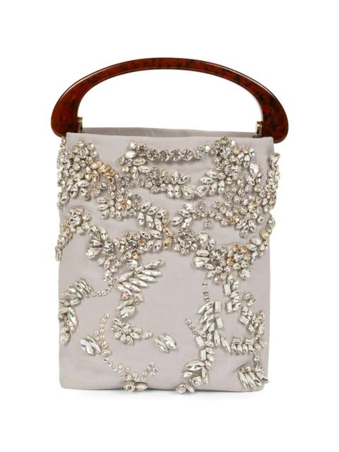 DRIES VAN NOTEN embellished tote bag - Grey
