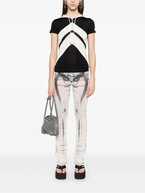 Jean Paul Gaultier Squeletor-print trousers - White - zdjęcie produktu nr 2