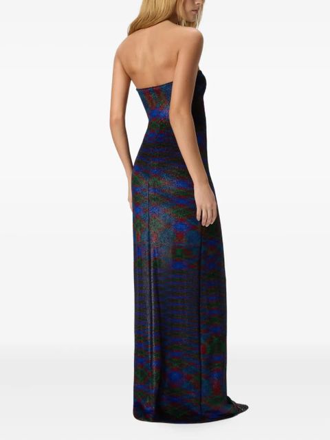 Missoni strapless patterned maxi dress - Blue - zdjęcie produktu nr 2