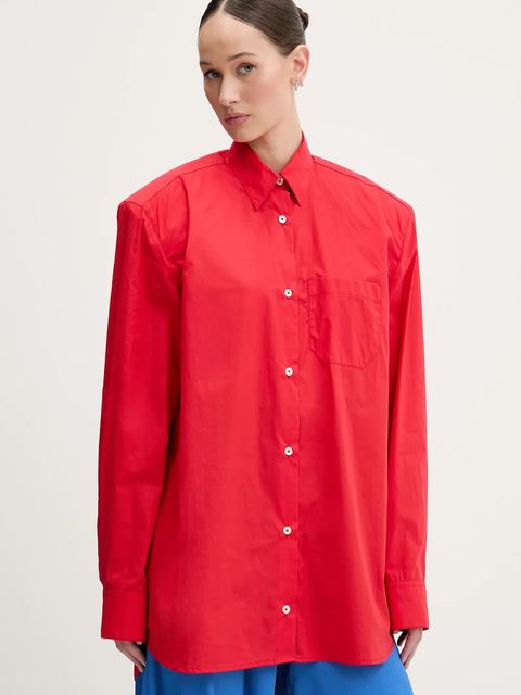 Fiorucci koszula Red Embroidered Padded Shirt - zdjęcie produktu nr 1