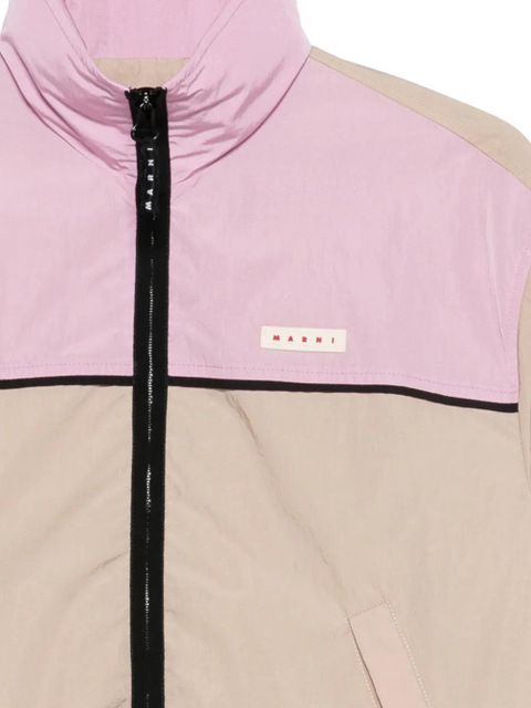 Marni colourblock zip jacket - Neutrals - zdjęcie produktu nr 2