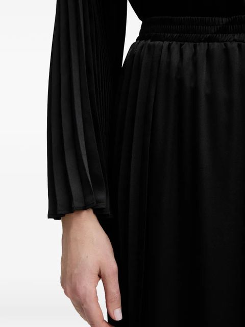 TWINSET pleated-sleeve blouse - Black