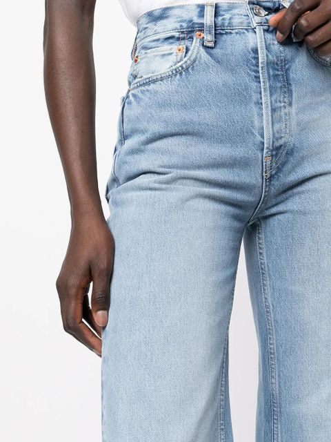 RE/DONE 70s Ultra high-rise wide-leg jeans - Blue - zdjęcie produktu nr 2