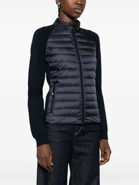 Moncler Grenoble padded zip-up jacket - Blue