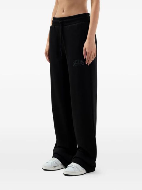 GCDS logo-print track pants - Black