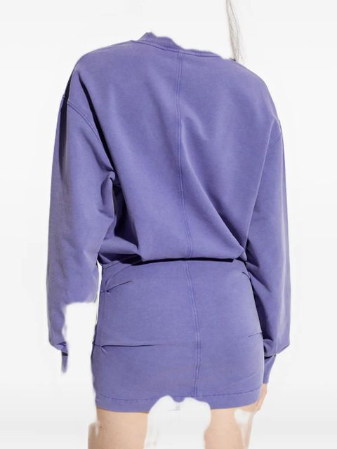 The Attico long-sleeve mini dress - Purple