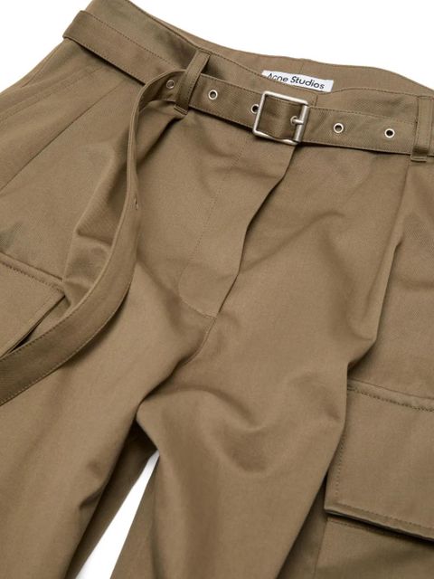 Acne Studios cargo belted trousers - Brown