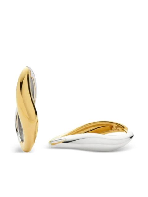 Missoma two-tone design hoop earrings - Gold - zdjęcie produktu nr 1