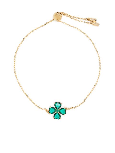 Swarovski Idyllia clover-charm bracelet - Green - zdjęcie produktu nr 1