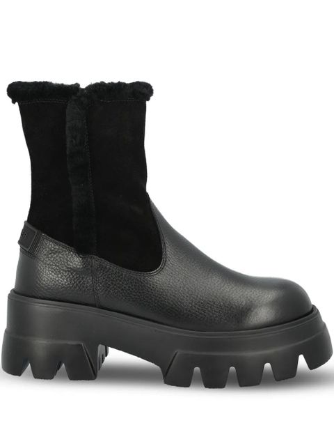 BOGNER shearling lug-sole boots - Black - zdjęcie produktu nr 1