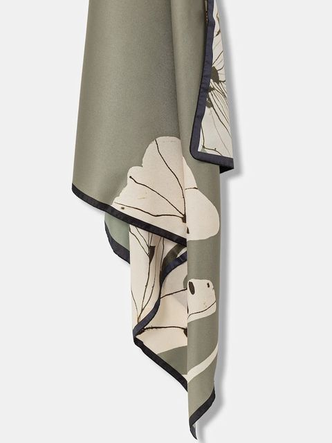 Sisley chusta damska kolor zielony wzorzysta 6TUUW51TF - zdjęcie produktu nr 2