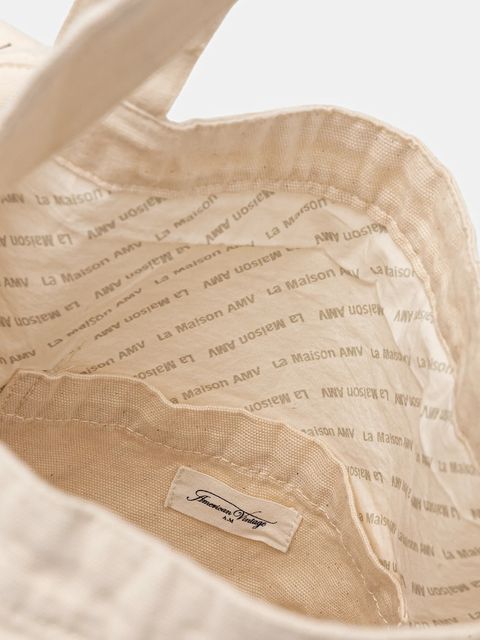 American Vintage torebka bawełniana kolor beżowy LYC26A