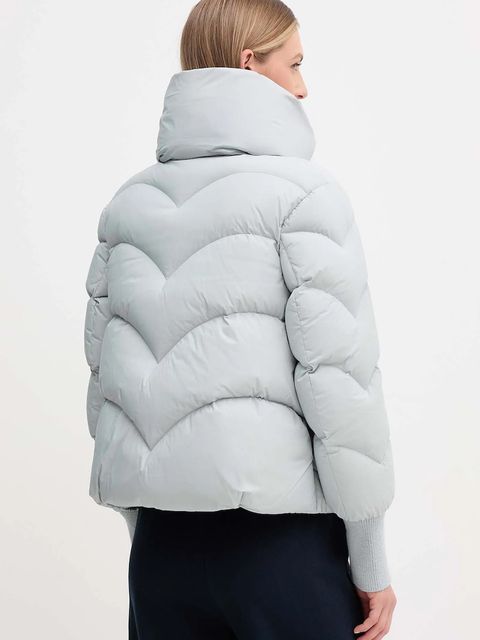 Hetrego kurtka puchowa INARA kolor niebieski zimowa oversize 8P611