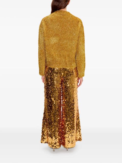 Simon Miller Cher Tinsel crew-neck sweater - Gold