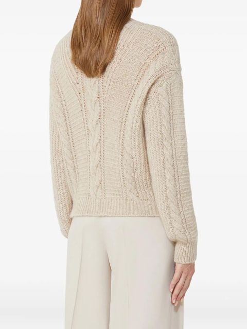 Max Mara cable-knit top - Neutrals - zdjęcie produktu nr 2