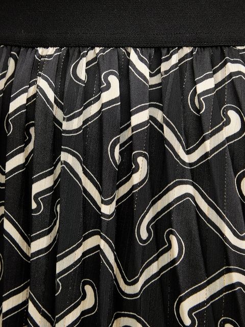 Morgan spódnica kolor czarny maxi rozkloszowana JPLISY2