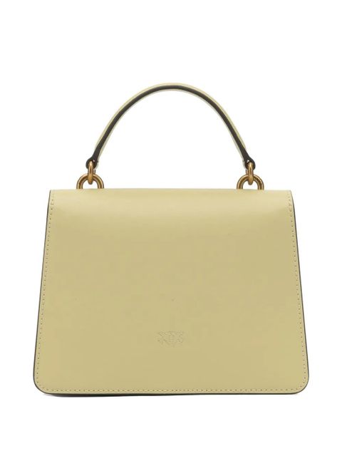 PINKO mini Love leather satchel bag - Green - zdjęcie produktu nr 2