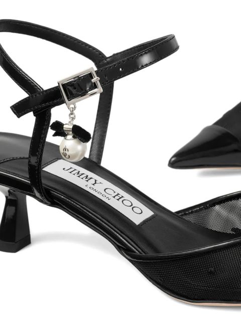 Jimmy Choo 45mm Aren heeled pumps - Black