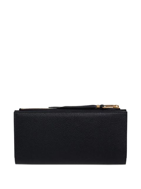 Balenciaga logo-print zipped wallet - Black
