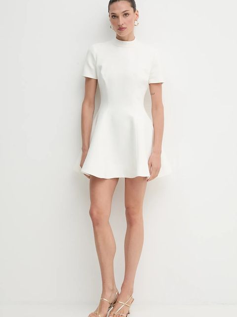 Bardot sukienka kolor biały mini rozkloszowana 59907DB - zdjęcie produktu nr 2