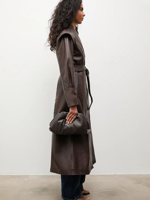 Answear.LAB płaszcz skórzany