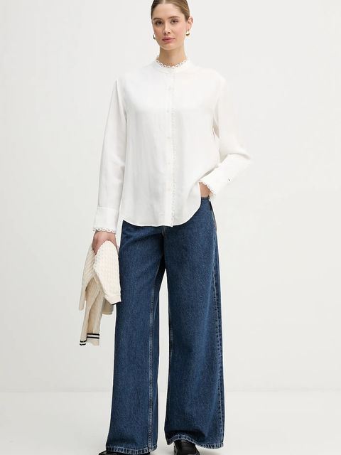 Tommy Hilfiger koszula z domieszką lnu - zdjęcie produktu nr 1