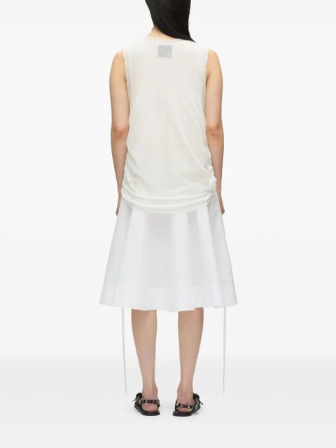 3.1 Phillip Lim floral-appliqué midi dress - White