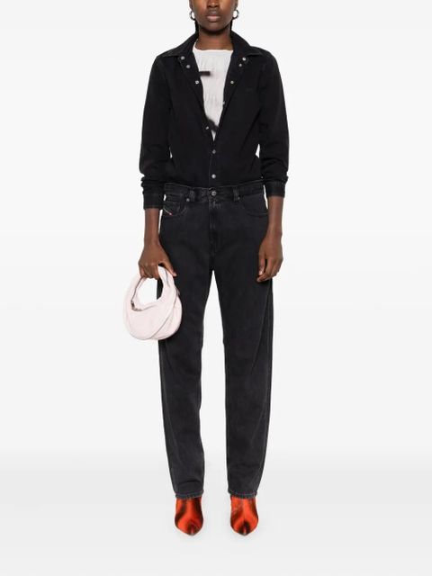 Diesel button-fastening jumpsuit - Black
