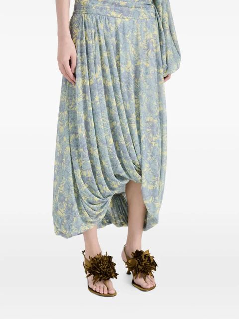 Proenza Schouler Tee floral-appliqué sandals - Green