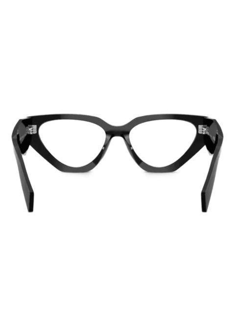 Prada Eyewear geometric-frame glasses - Black - zdjęcie produktu nr 1