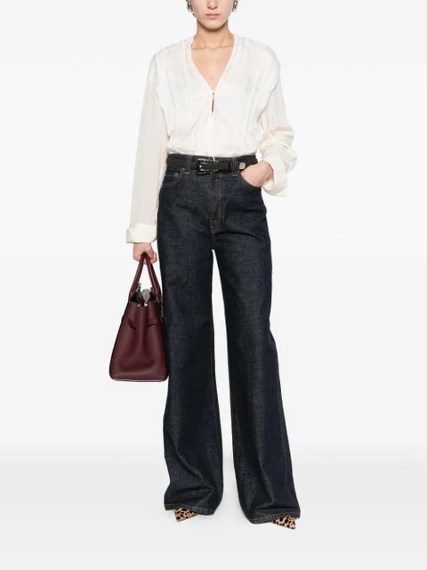 Victoria Beckham cuff detail blouse - Neutrals - zdjęcie produktu nr 2